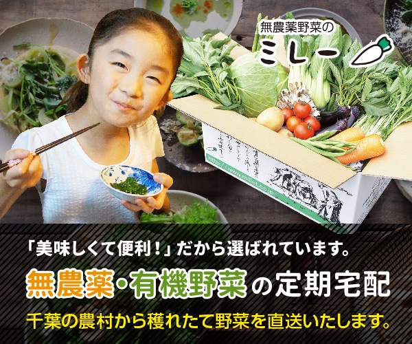 無農薬野菜ミレー【定期購入】