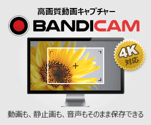 高性能動画キャプチャーソフト「Bandicam」